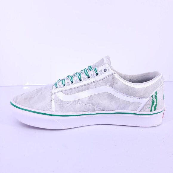 Vans x Crayola ComfyCush Old Skool Gray Green Sneakers Women’s 8 Men’s 6.5 - Picture 3 of 14